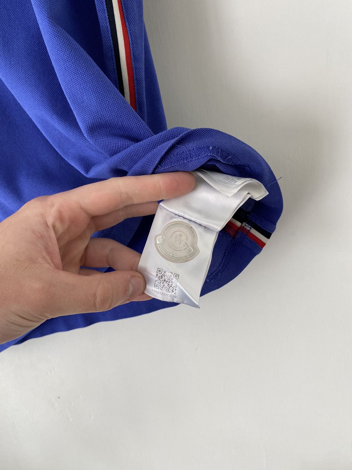 Moncler Moncler Rare Luxury Blue PoloT-shirt Size US S / EU 44-46 / 1 - 10 Thumbnail