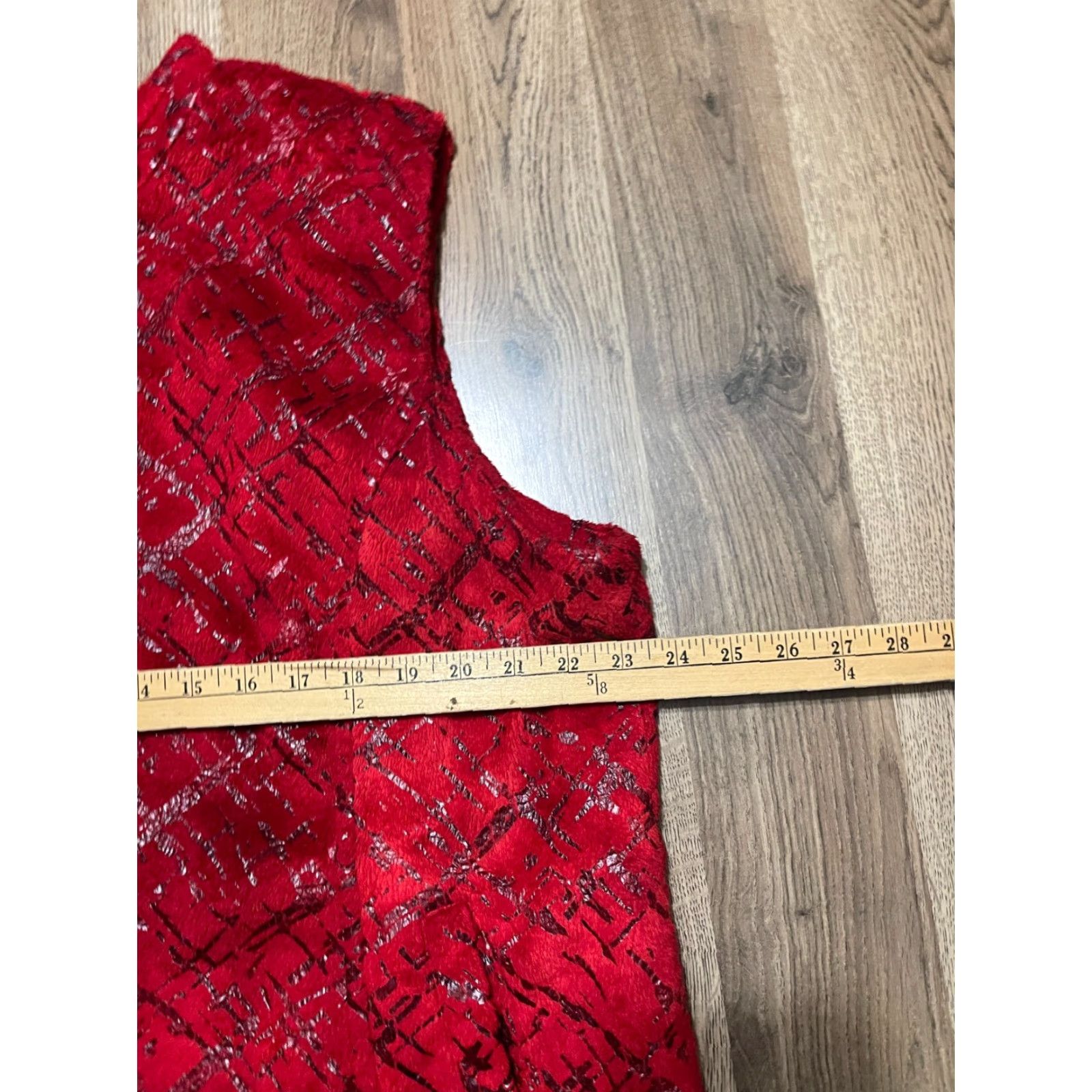 Vintage Erin London Jacket Women's XL Red Sleeveless Full Zip Casual Basic Jacket Size XL / US 12-14 / IT 48-50 - 5 Thumbnail