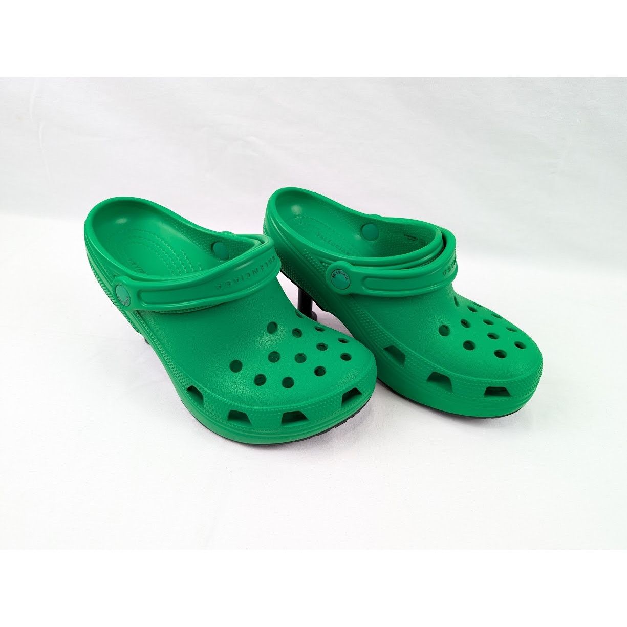 Balenciaga o1rshd1 Q:2 / Rubber Crocs Madame in Grass Green Size US 8 / IT 38 - 14 Thumbnail