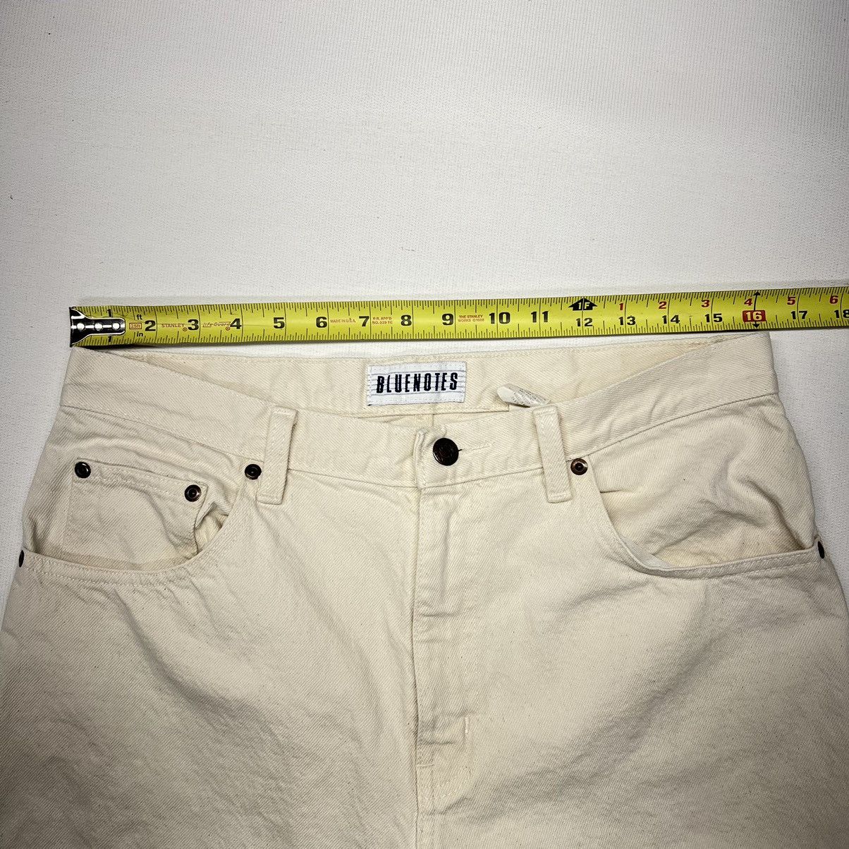 Vintage VTG Bluenotes Jeans Straight Beige Tan Pants Denim Workwear Size US 34 / EU 50 - 23 Thumbnail