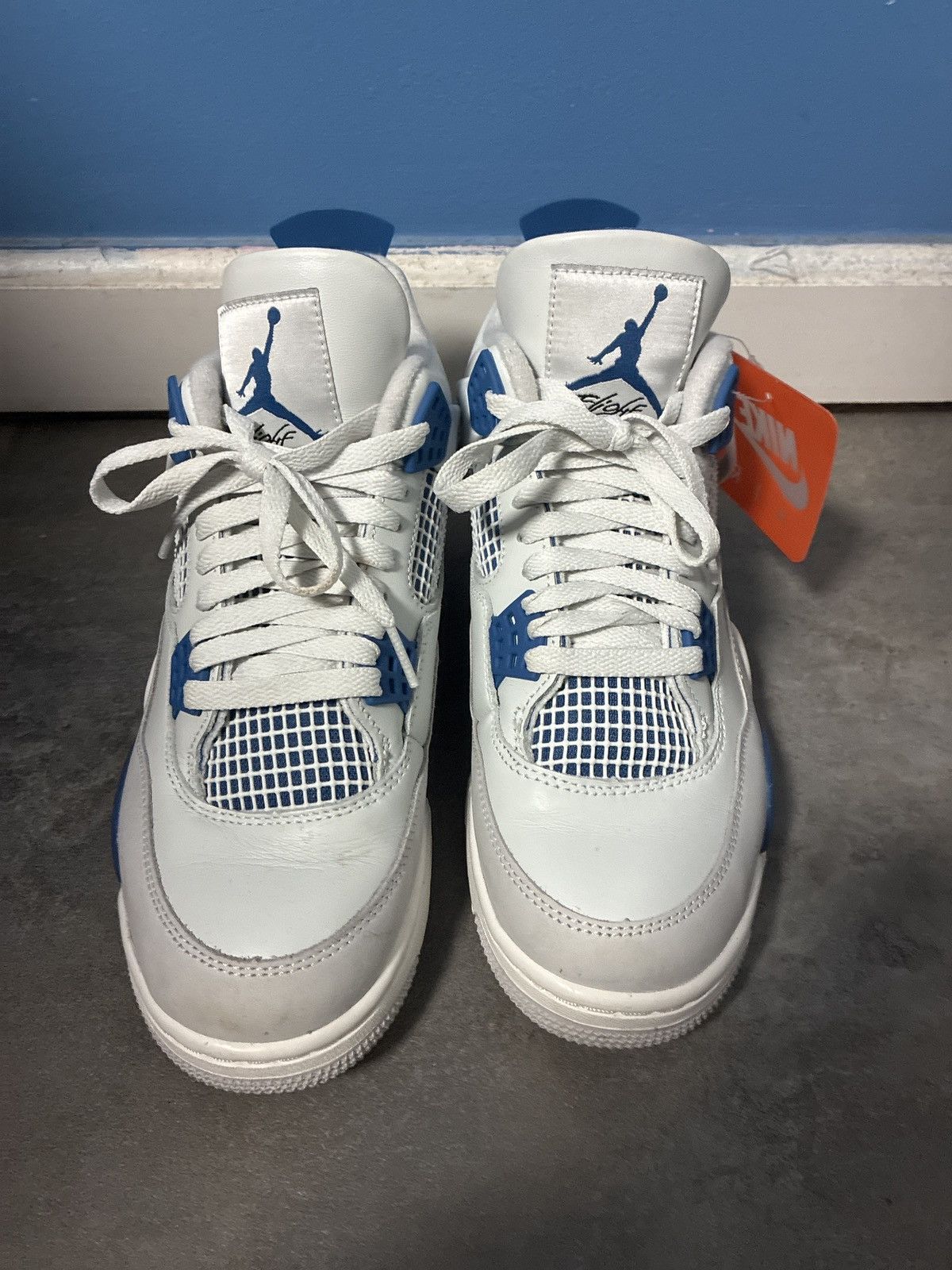 Jordan Brand Jordan 4 Military Blue Retro Size US 8.5 / EU 41-42 - 3 Thumbnail