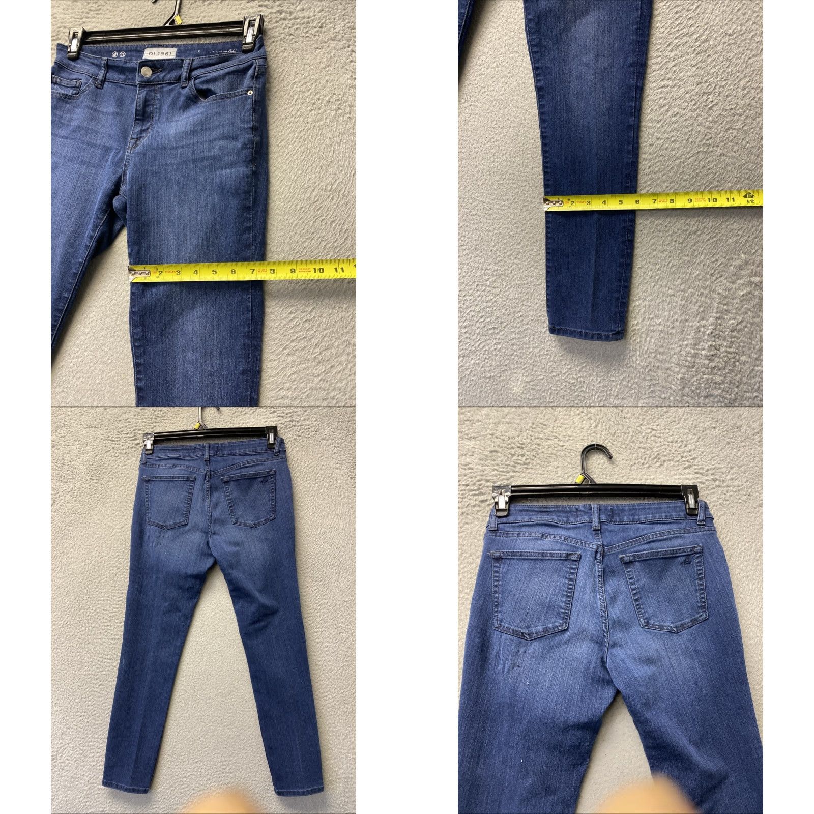 DL1961 DL1961 Women's Emilie Jeans Blue 28x25 Regular Juniors Womens Size 25" / US 0 / IT 36 - 8 Thumbnail