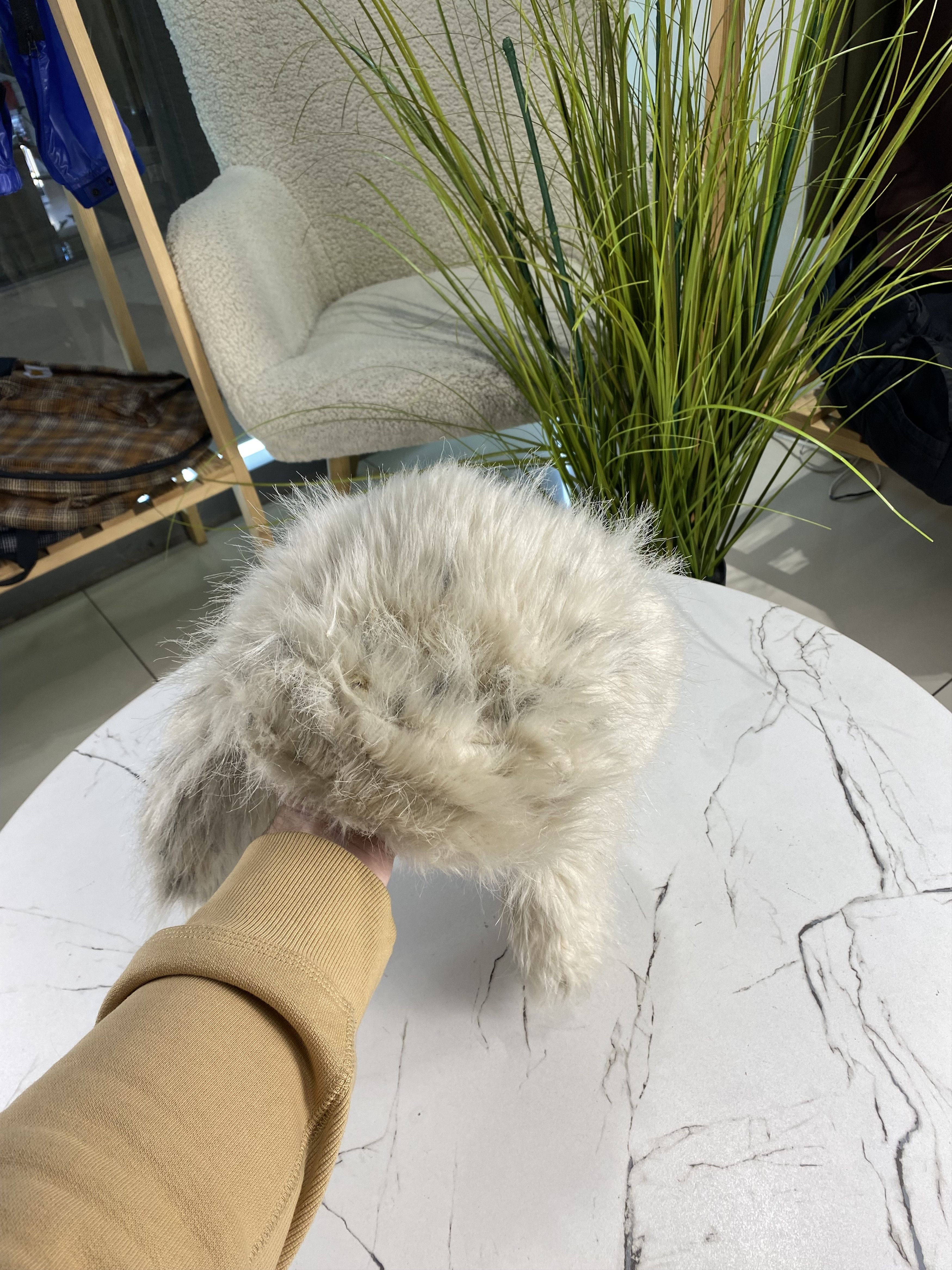 Japanese Brand Y2K Faux Fur Ushanka Vintage Fuzzy Warm Trapper Hat Size ONE SIZE - 10 Thumbnail