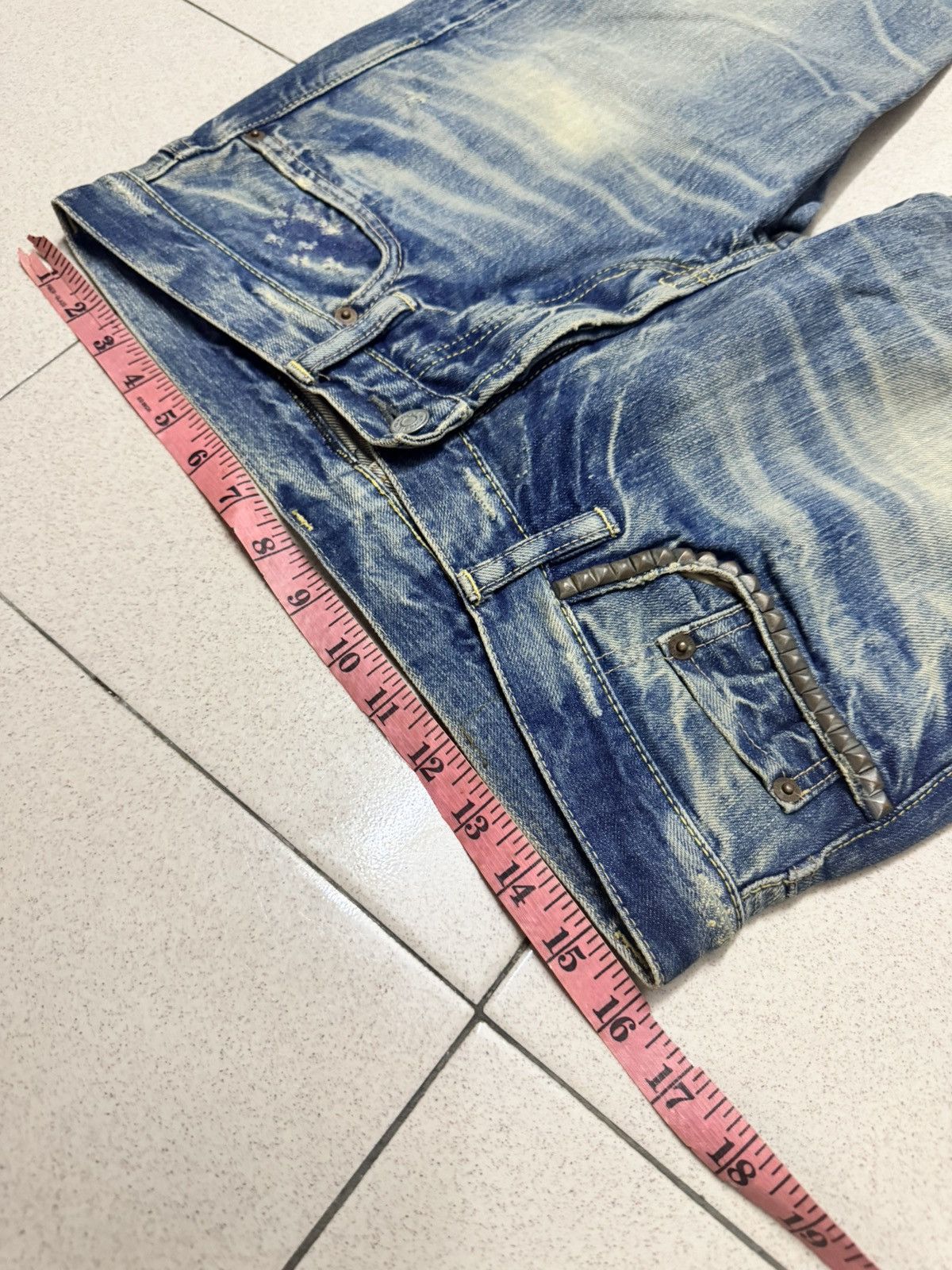 Hysteric Glamour HYSTERIC GLAMOUR SELVEDGE JEANS Size US 32 / EU 48 - 3 Thumbnail