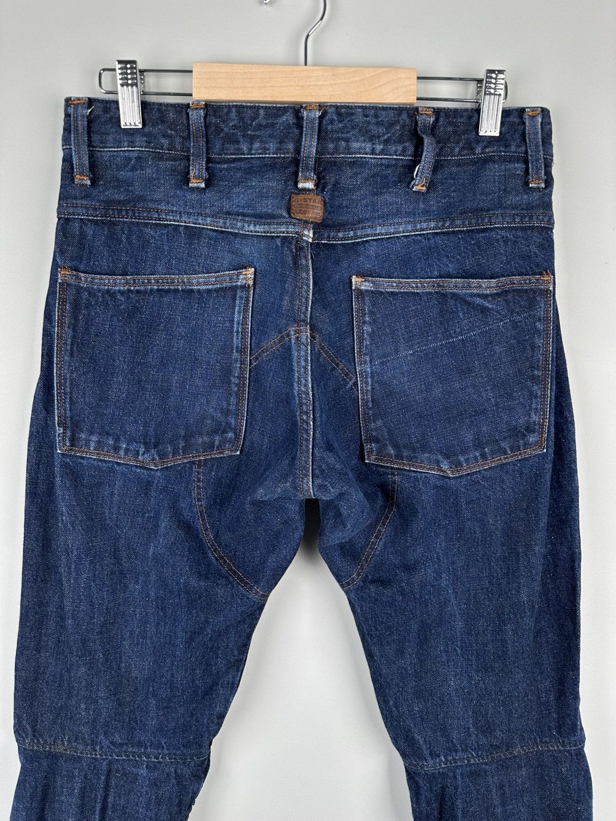 G-Star × Japanese Brand G Star Raw 3D Tapered Denim Jeans Streetwear Size US 30 / EU 46 - 4 Thumbnail