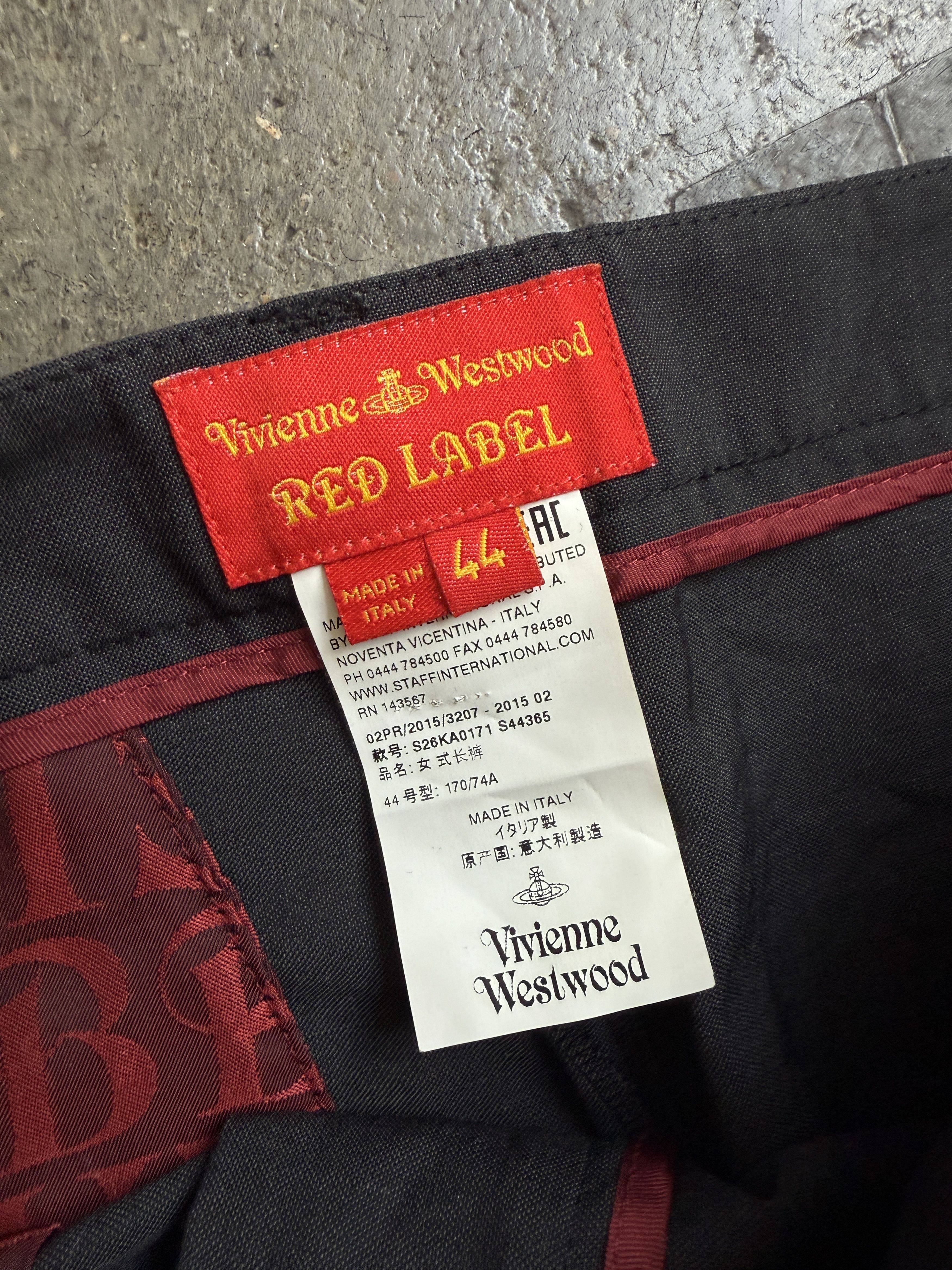 Vivienne Westwood 800$+ New 2015 Red Label Silk / Wool Tuxedo Pants Size 30" / US 8 / IT 44 - 9 Thumbnail