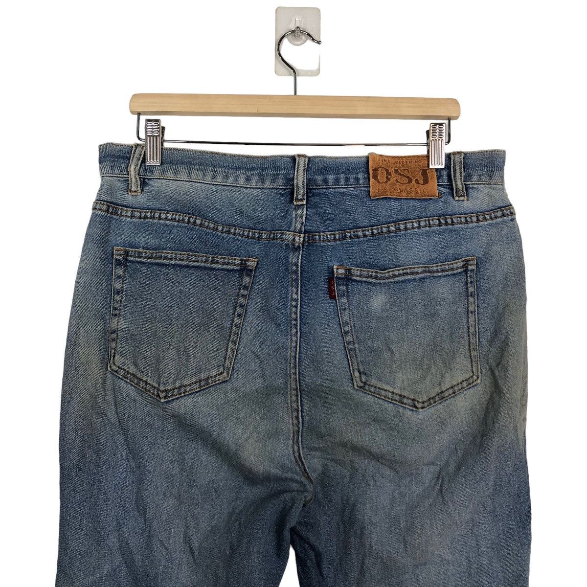 Japanese Brand RARE PUNK DESIGN DISTRESSED DENIM OSJ USA Size US 33 - 8 Thumbnail