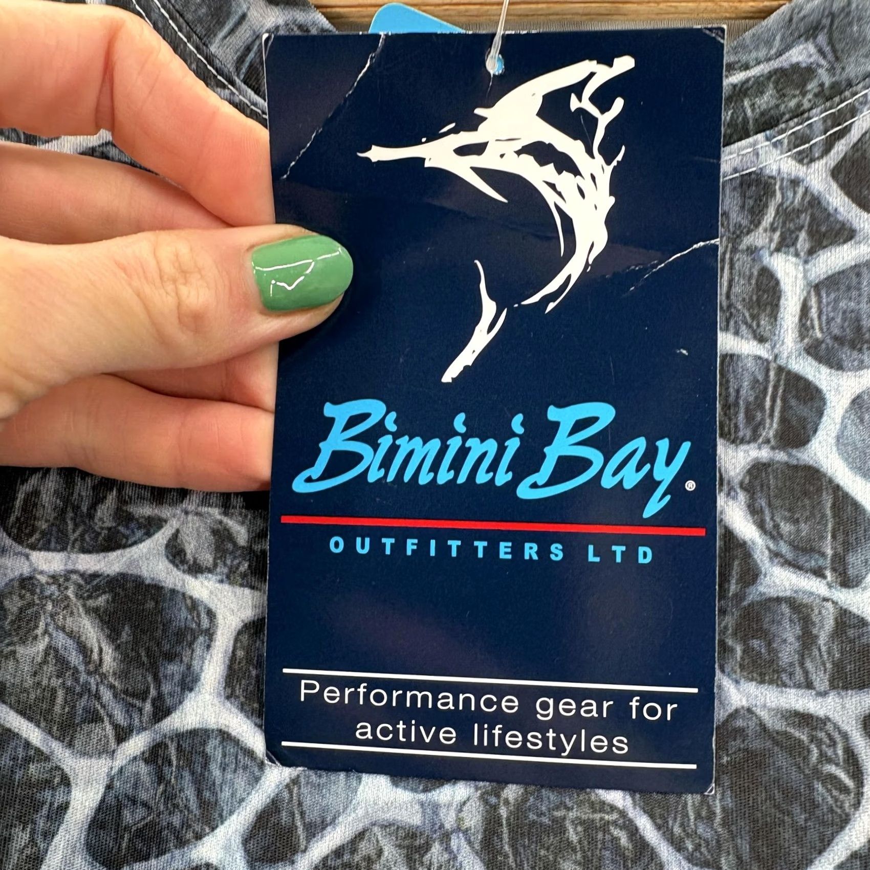 Vintage Bimini Bay Fishing Shirt Mens 2XL Blue Long Sleeve SolarGuard UPF 50+ Sun Travel Size US XXL / EU 58 / 5 - 6 Thumbnail