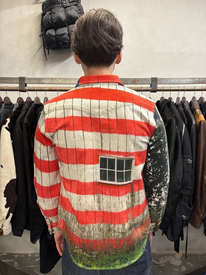 Calvin Klein × Designer × Vintage 2018 Raf Simons for Calvin Klein USA Flag Est 1978 Shirt Size US M / EU 48-50 / 2 - 3 Thumbnail