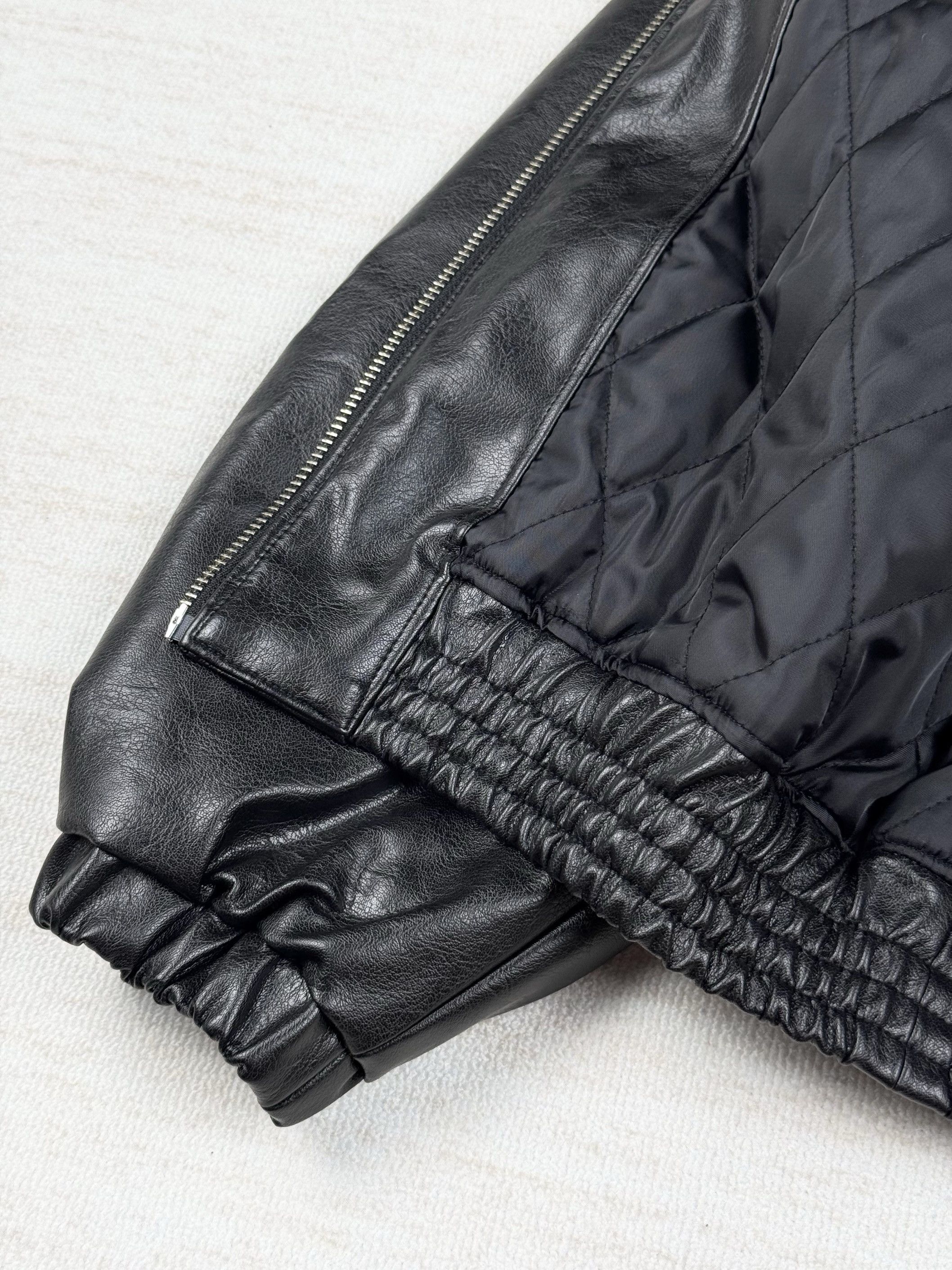 Japanese Brand BUDSPOOL ALL DAY - FAUX LEATHER ZIP JACKET Size US S / EU 44-46 / 1 - 7 Thumbnail
