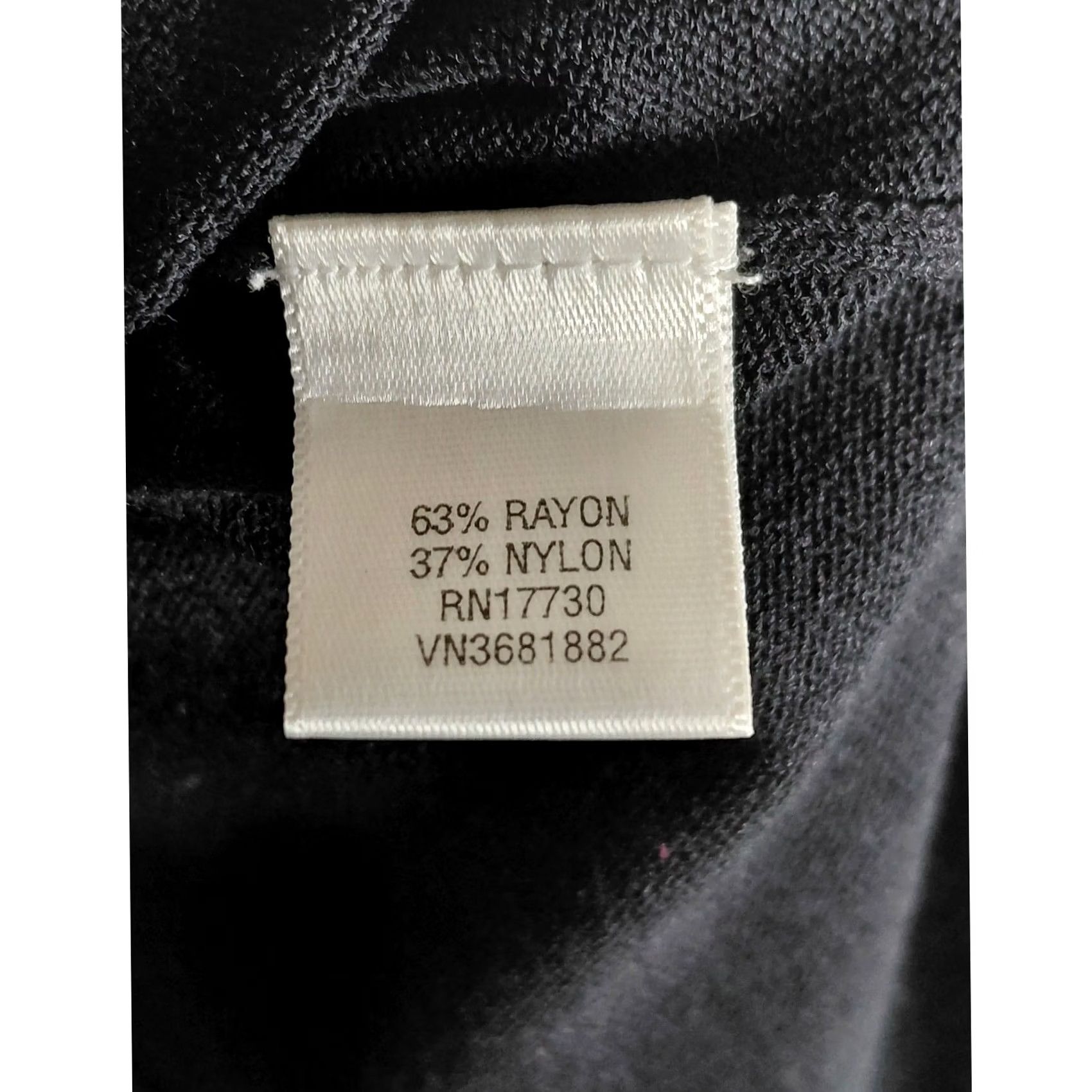 Vintage Alice Temperley for Target Geometric Knit Dress Black White Crew Neck Long Sleeve L Knee Length Women Size L / US 10 / IT 46 - 5 Thumbnail
