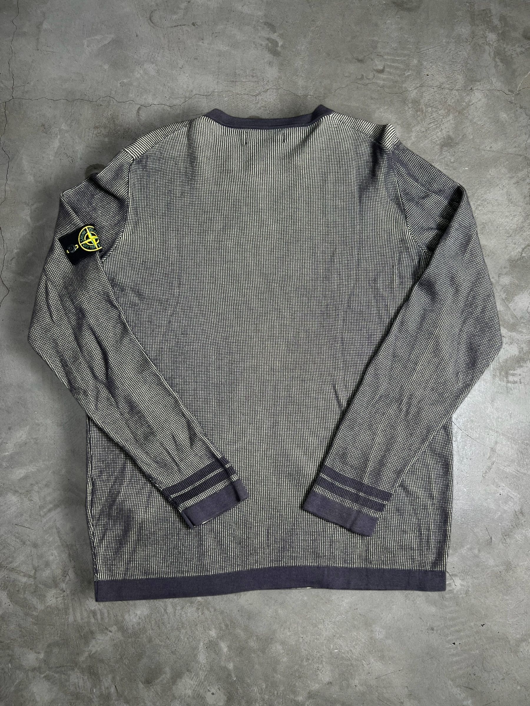 Stone Island *NWT Stone Island Two-Tone Knit Sweater (XL) JKA104 Size US XL / EU 56 / 4 - 11 Thumbnail