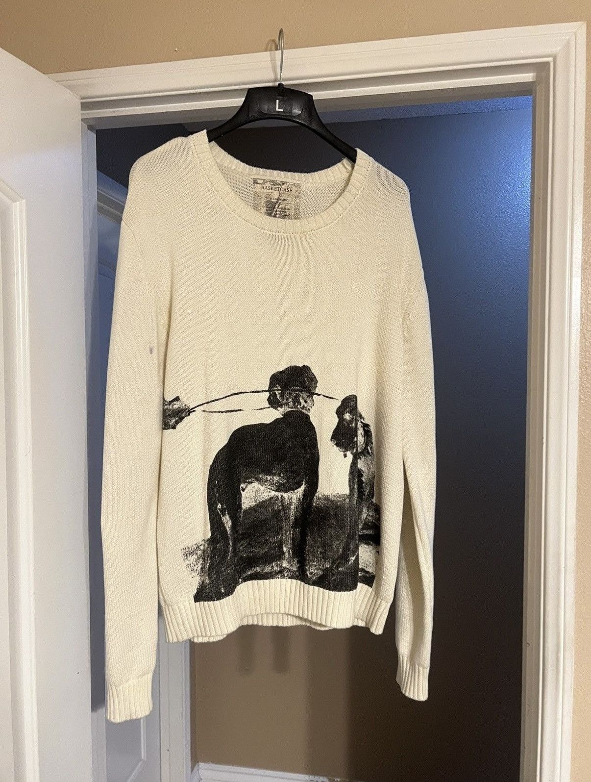 basketcase gallery Courtney Love Blue Cable Knit Sweater | Grailed