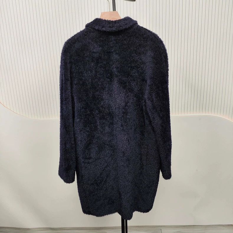 Max Mara Max Mara Alpaca Coat Blue Size S / US 4 / IT 40 - 2 Thumbnail