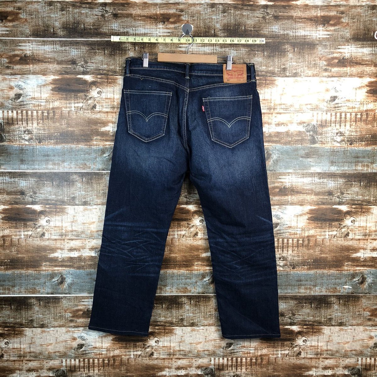 Levi's Levis 505 Blue Denim Pants #A2619 Size US 34 / EU 50 - 13 Thumbnail
