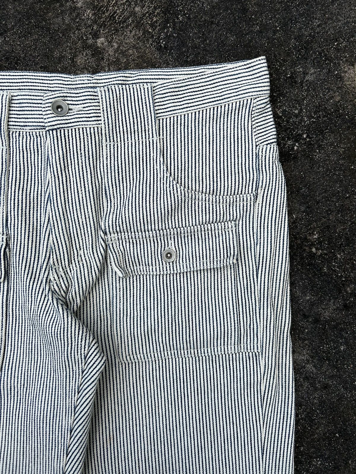 Hysteric Glamour 💸BINDINGOFFER💸Comme Ca Ism jeans multipocket stripe style Size US 33 - 2 Thumbnail