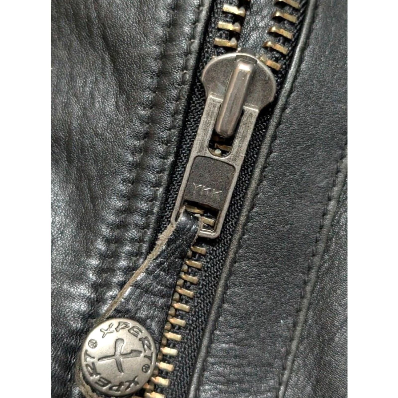 Vintage VINTAGE Xpert Motorcycle Jacket Women 2XL Black Belted Ventilated Leather Coat Size XXL / US 16-18 / IT 52-54 - 6 Thumbnail
