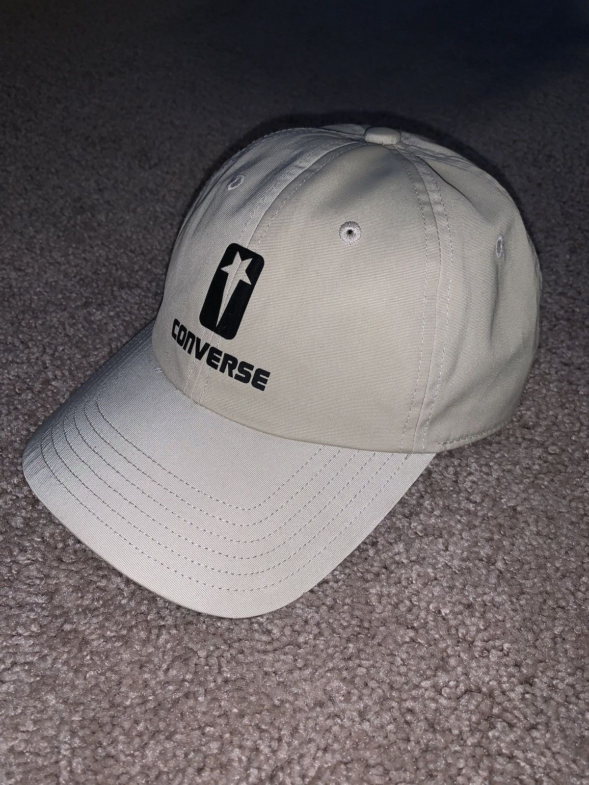 image of Drkshdw Converse Collab Dad Hat in Sand/Black, Men's