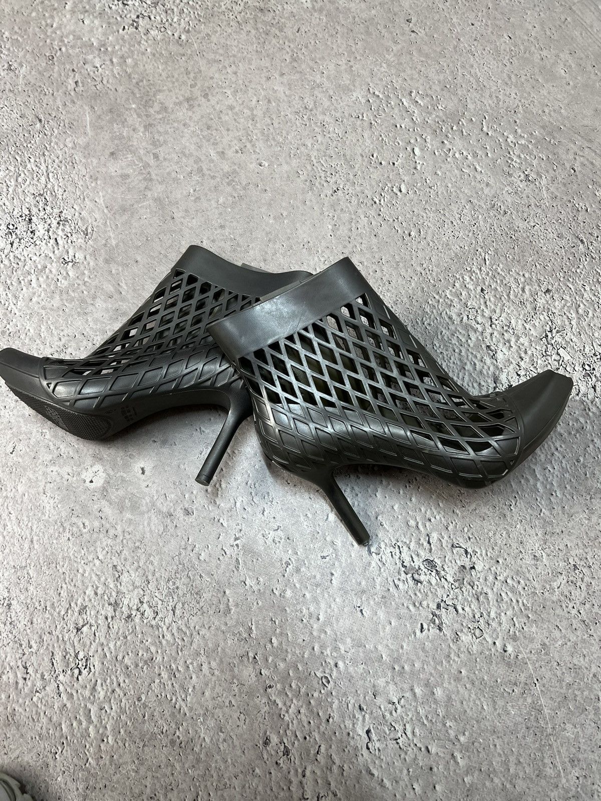 Jean Paul Gaultier Jean Paul gaultier x Melissa rubber heel boots 41 size Size US 11 / IT 41 - 2 Thumbnail