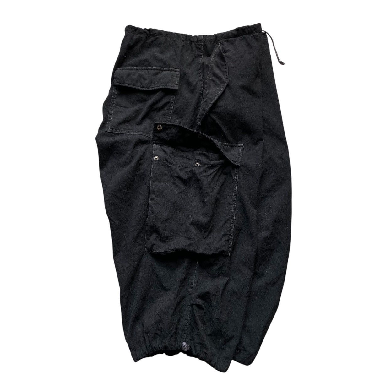 Yohji Yamamoto Yohji Yamamoto Ballon Cargo Cropped Pant Size US 36 / EU 52 - 4 Thumbnail