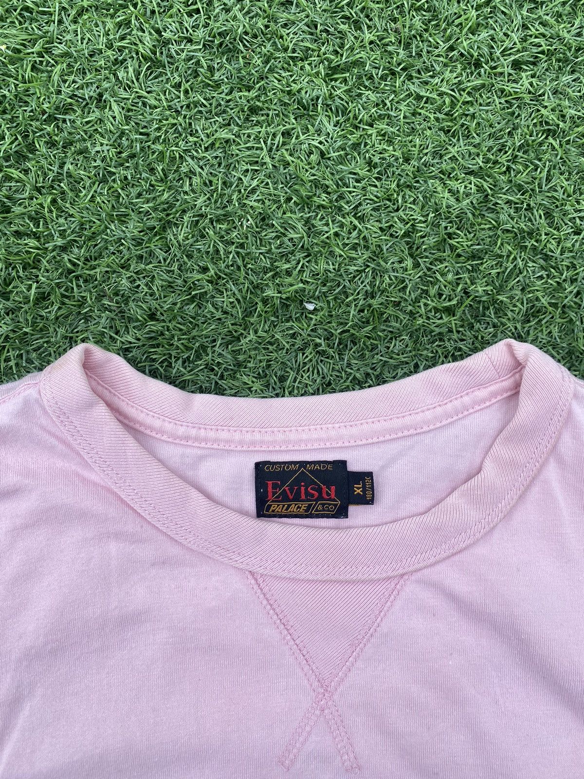 Evisu × Palace EVISU X PALACE BIG LOGO SEAGULL PINK T SHIRT Size US XL / EU 56 / 4 - 3 Thumbnail