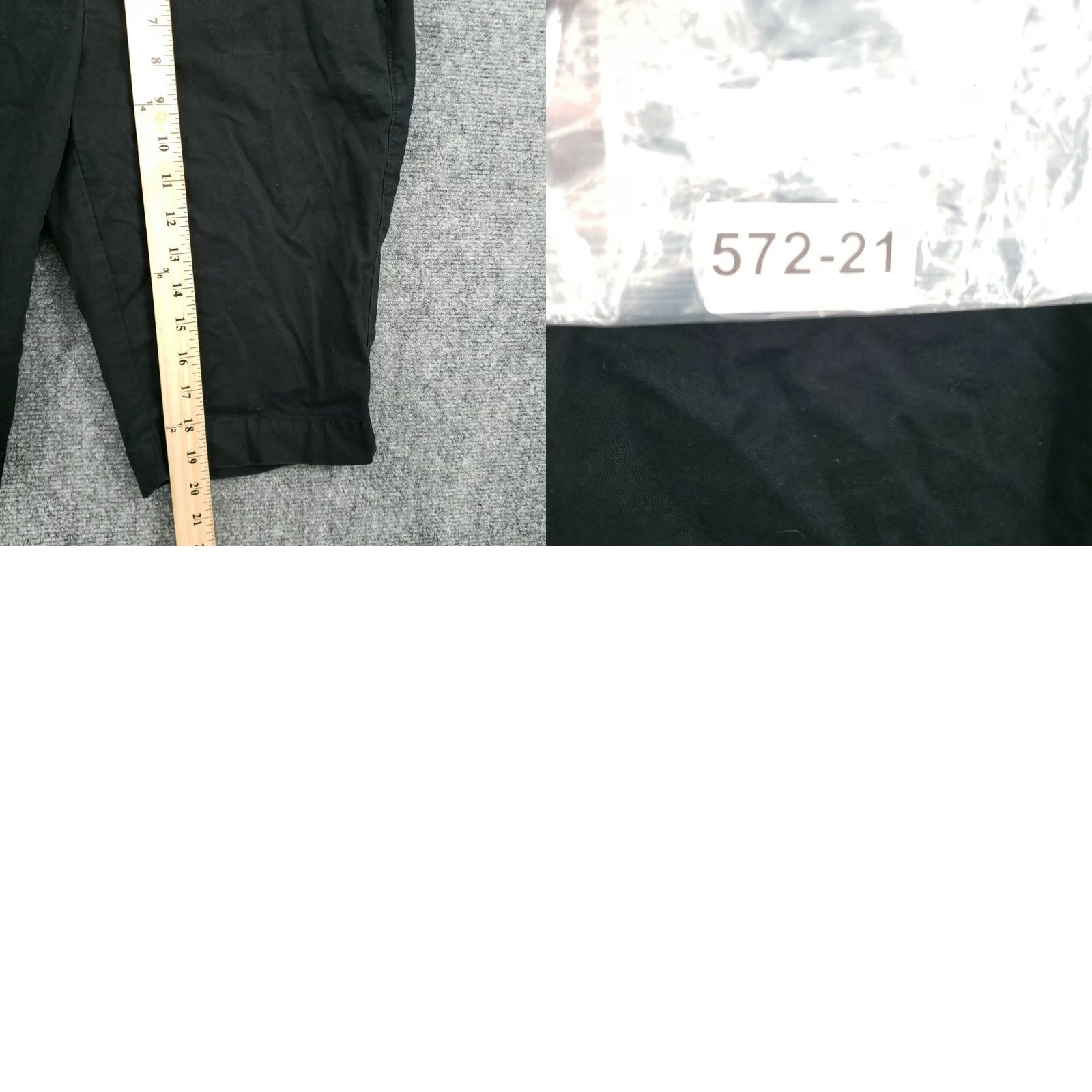 Gap Gap Shorts Womens 6 Black Chino Khakis Mid-Rise Flat Front Zip Closure Preppy Size 24" / US 00 / IT 34 - 8 Thumbnail
