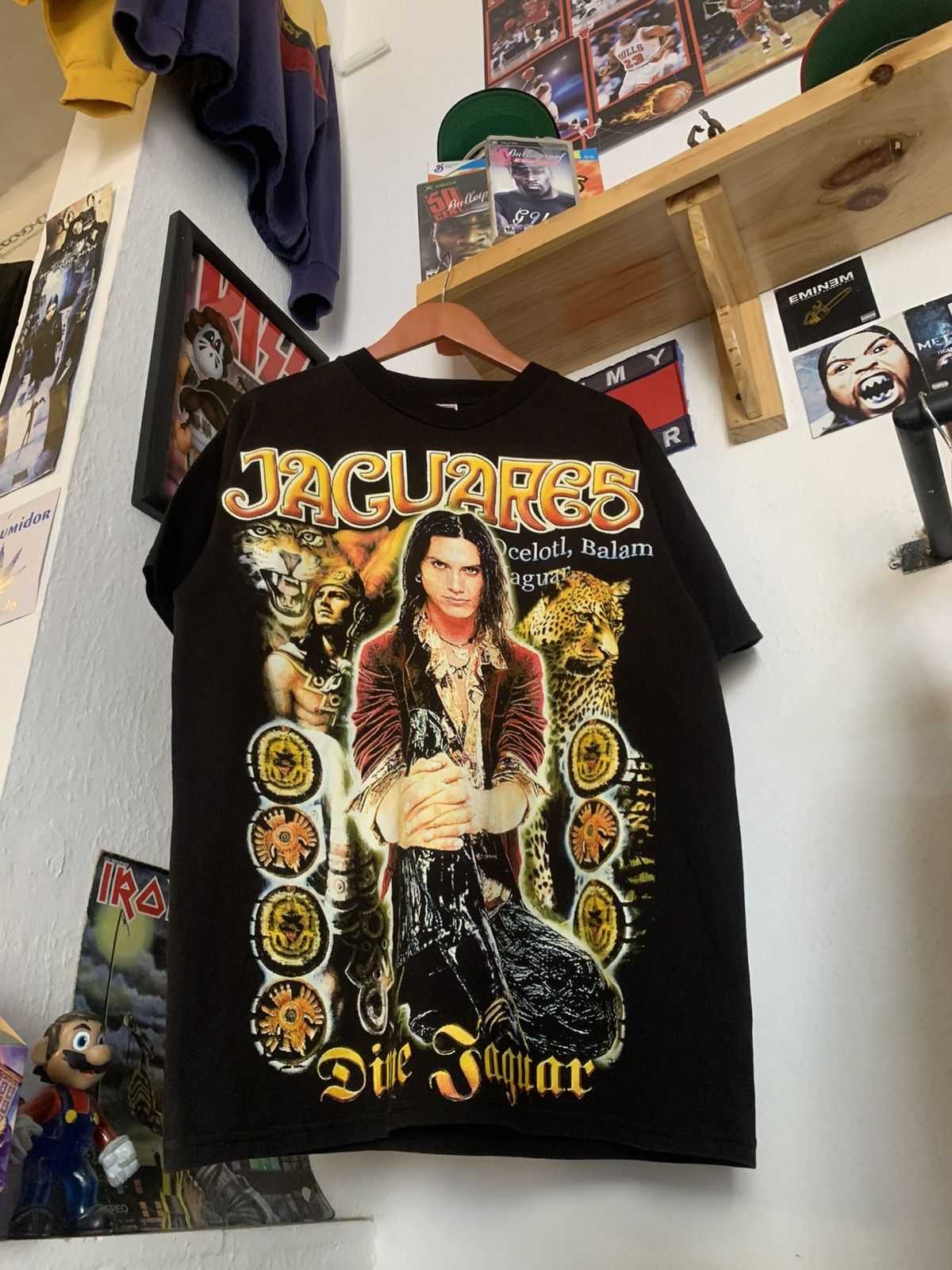 Vintage 90s Jaguares Big Print Size US XL / EU 56 / 4 - 1 Thumbnail