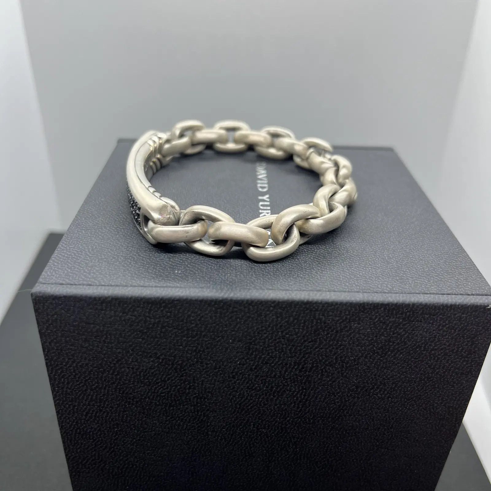 David Yurman David Yurman Black Diamond Bracelet Medium Size ONE SIZE - 3 Thumbnail