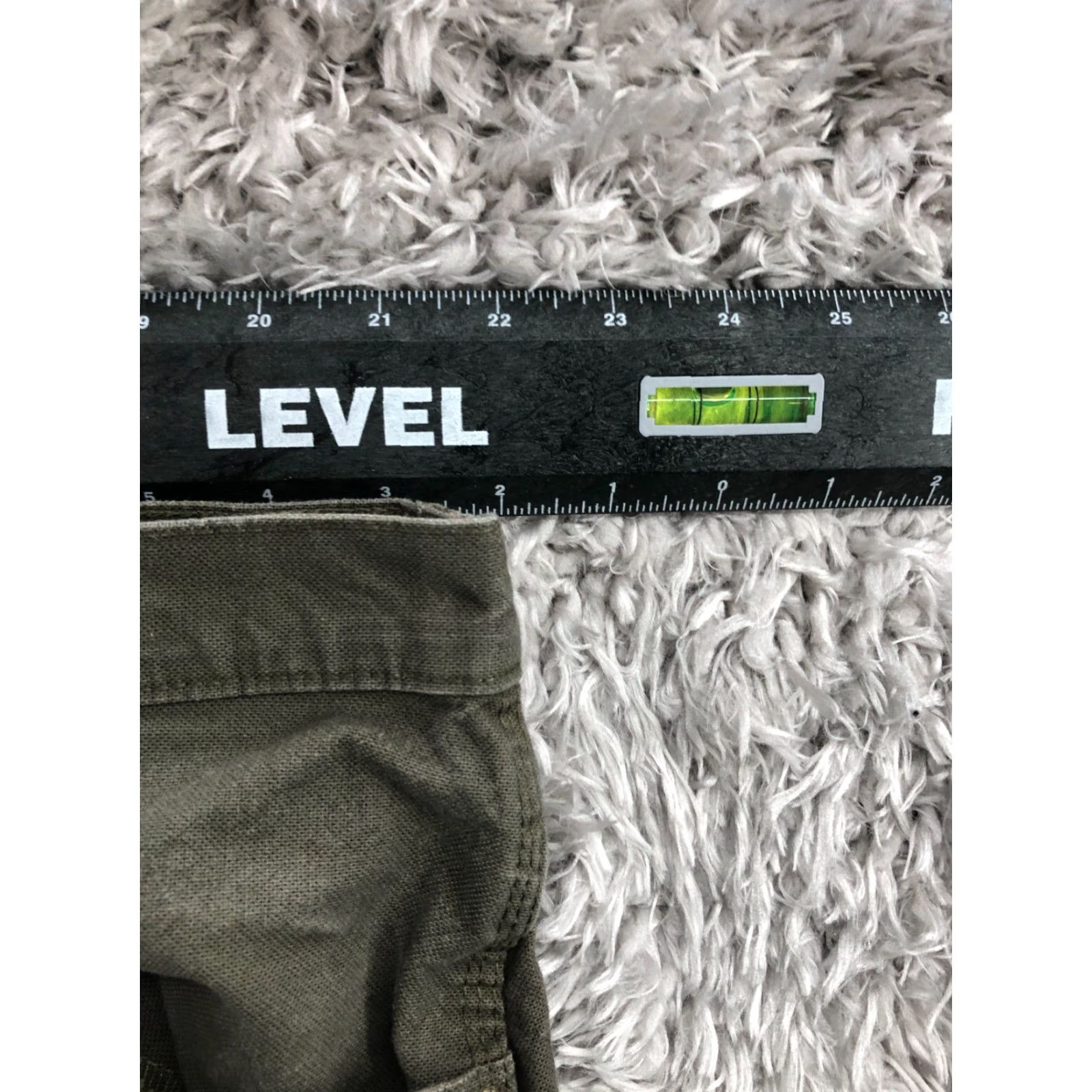 Dockers DOCKERS Canvas Carpenter Pants Mens 42x30 Green Slim Straight 5-Pocket Logo Zipper Button Casual Formal Business Pants Size US 42 / EU 58 - 2 Thumbnail