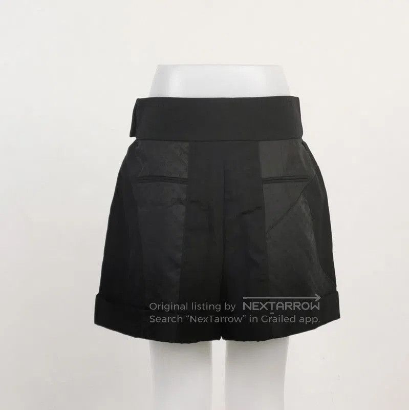 Louis Vuitton Louis Vuitton Black Monogram Silk Blend Shorts. Size US 38 / EU 54 - 2 Thumbnail