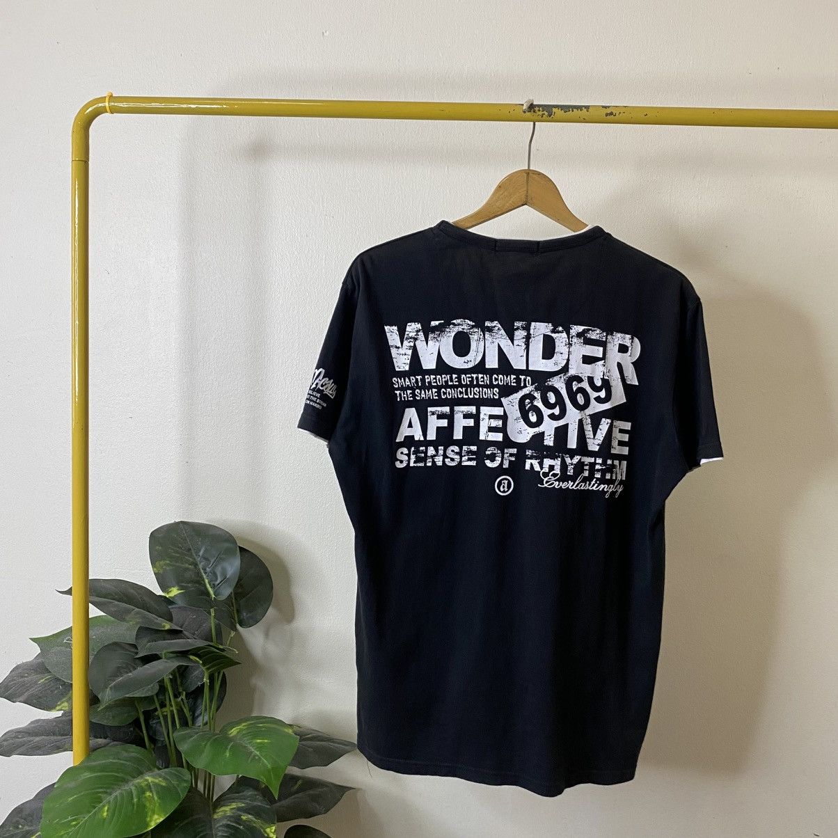If Six Was Nine Timestep Seditionaries Poem Cyber Gothic Punk Double Layer T Size US L / EU 52-54 / 3 - 8 Thumbnail