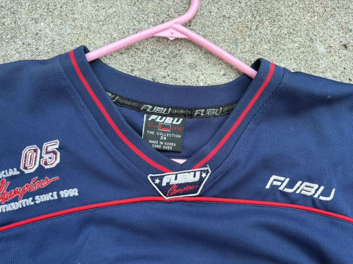 Fubu Platinum Fubu 05 Blue Y2k Jersey Size US XXL / EU 58 / 5 - 6 Thumbnail