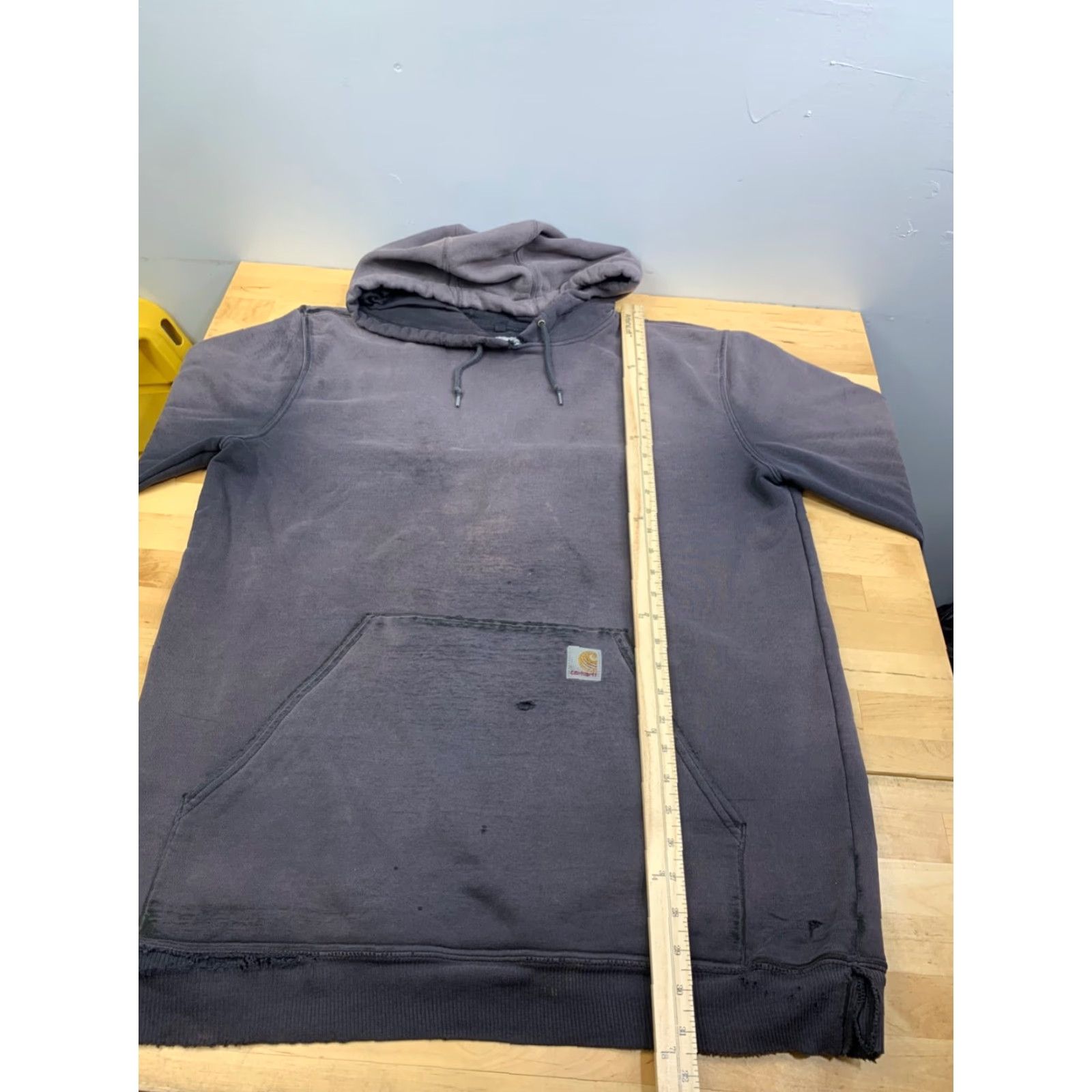 Carhartt Carhartt Hoodie Mens L Tall Blue Faded Distress Pullover 11797 Grunge Outdoor Winter Size US L / EU 52-54 / 3 - 7 Thumbnail