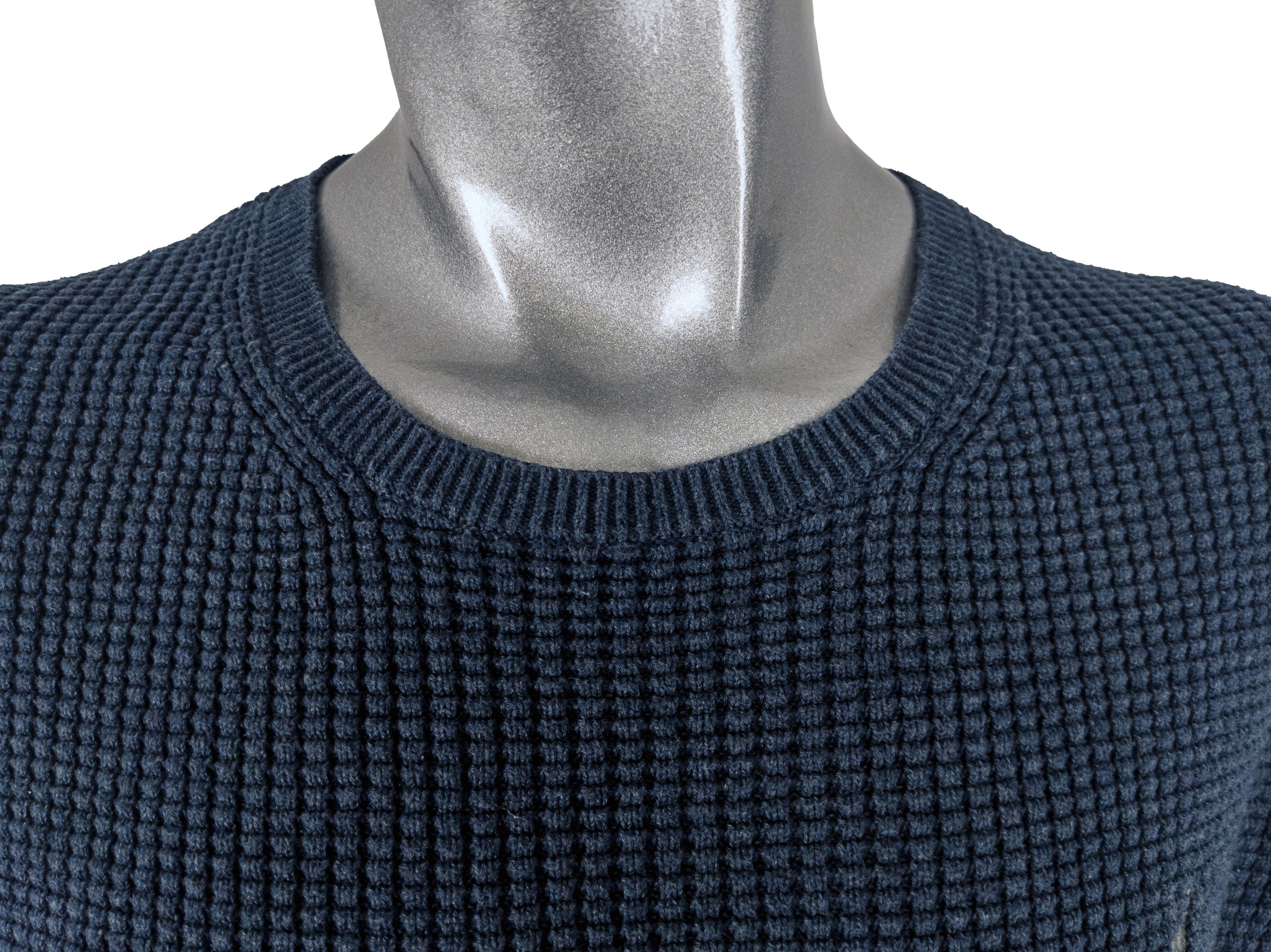 Allsaints Allsaints Vintage Mens Knit Ribbed Blue Sweater Y2K XL Size US XL / EU 56 / 4 - 7 Thumbnail