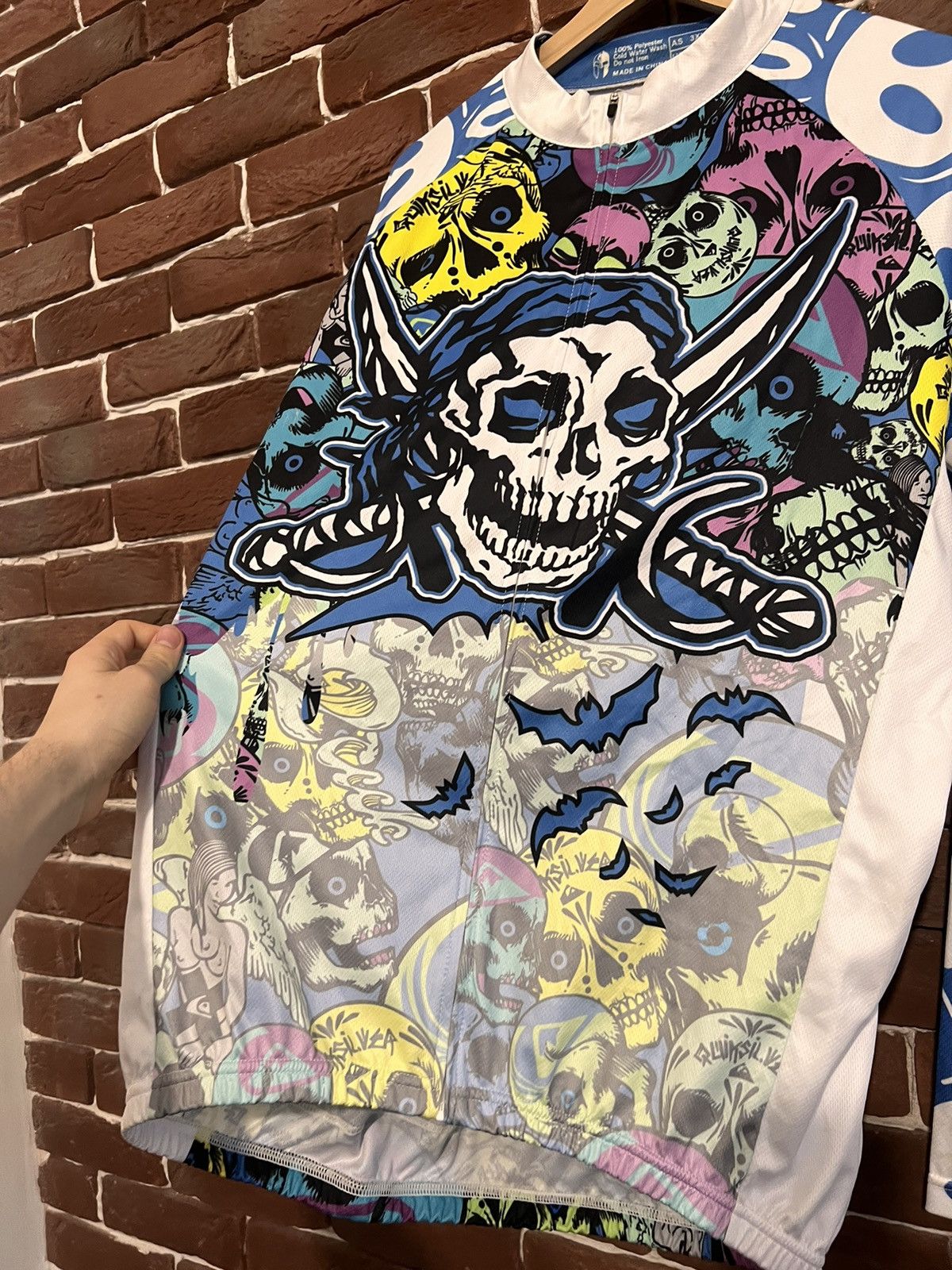 Other ONE OF A KIND Ghost Halloween Vintage Bike Jersey Hype Drip Size US XL / EU 56 / 4 - 4 Thumbnail
