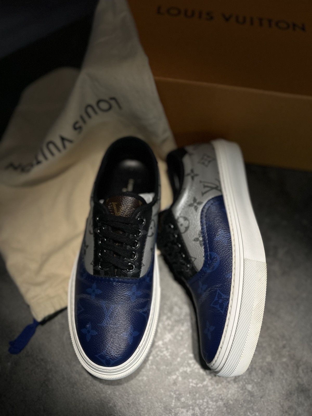Louis Vuitton Louis Vuitton Monogram Mens Trocadero Sneakers Size US 8.5 / EU 41-42 - 6 Thumbnail