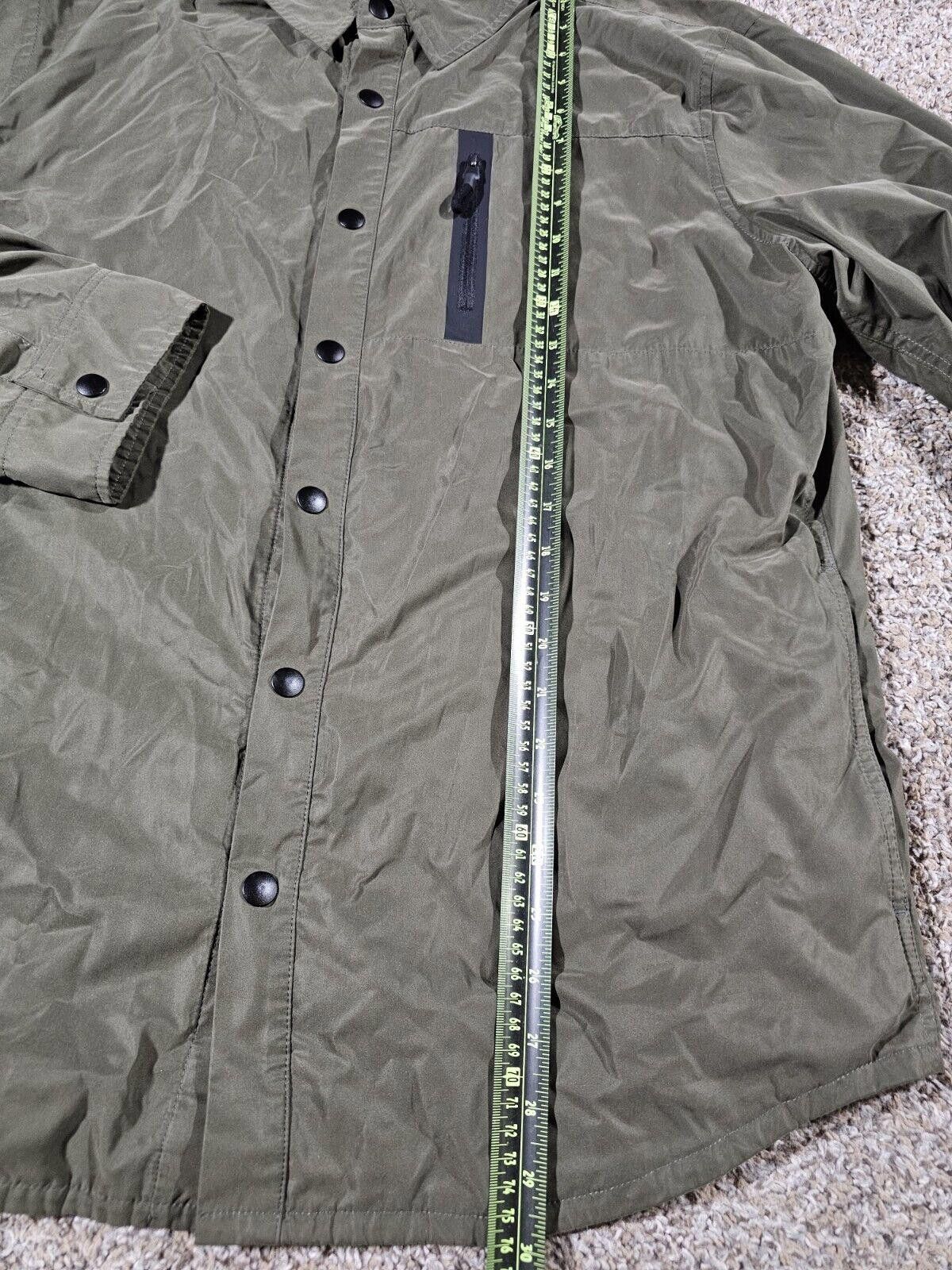 Marc Anthony Marc Anthony Lg Button Up Shirt Luxury+ Slim Fit Army Botle Size US L / EU 52-54 / 3 - 4 Thumbnail