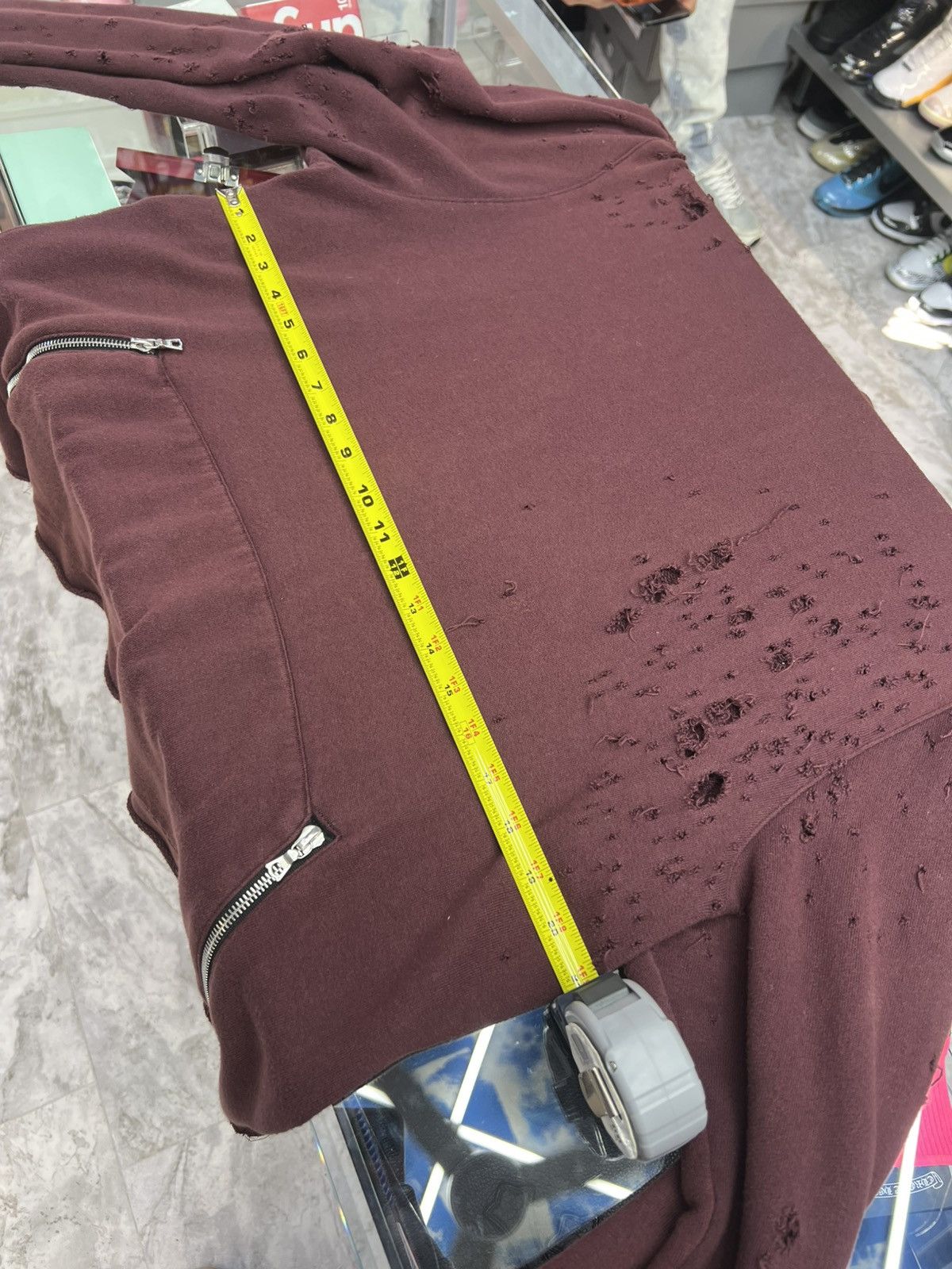 Amiri Amiri Ripped Hoodie Size US L / EU 52-54 / 3 - 13 Thumbnail