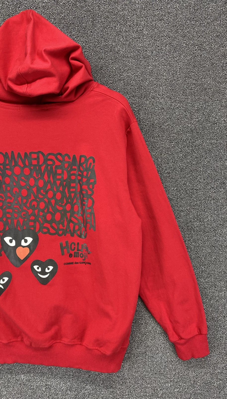 Comme des Garcons Vintage Comme Des Garçons Play Red Hoodie Sweatshirts Size M / US 6-8 / IT 42-44 - 4 Thumbnail
