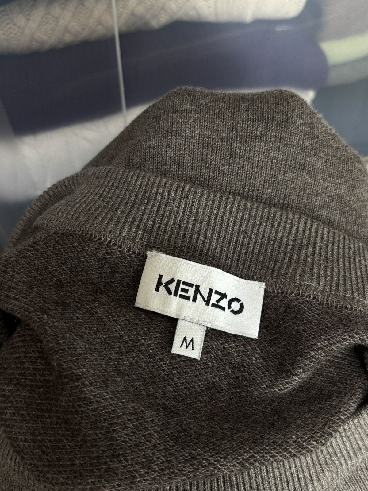 Kenzo Kenzo Wool & Cotton Boxy Sweater Designer Vintage Size M / US 6-8 / IT 42-44 - 6 Thumbnail