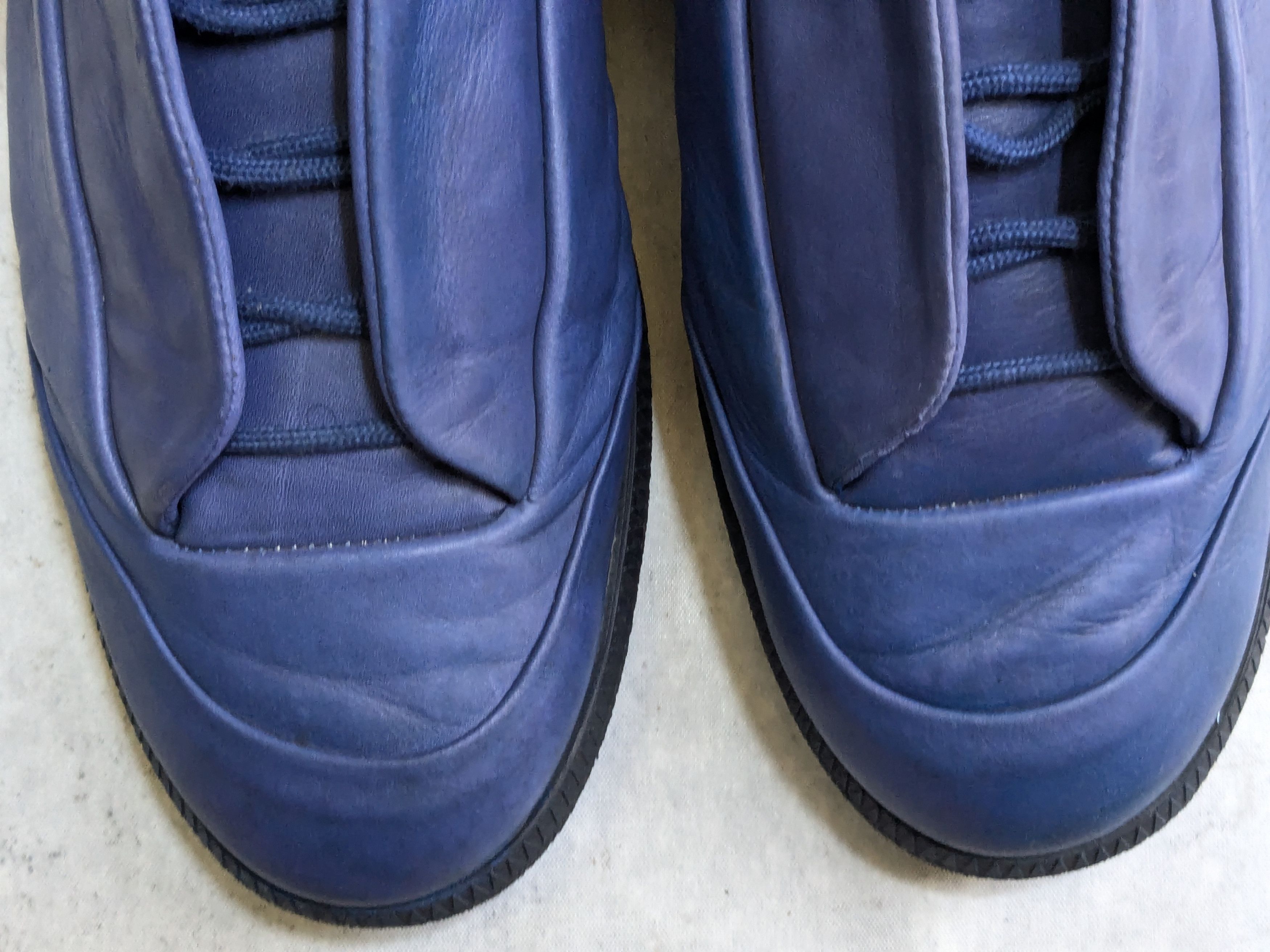 Maison Margiela Maison Margiela Future Blue 12 45 High Tops Leather Size US 12 / EU 45 - 2 Thumbnail