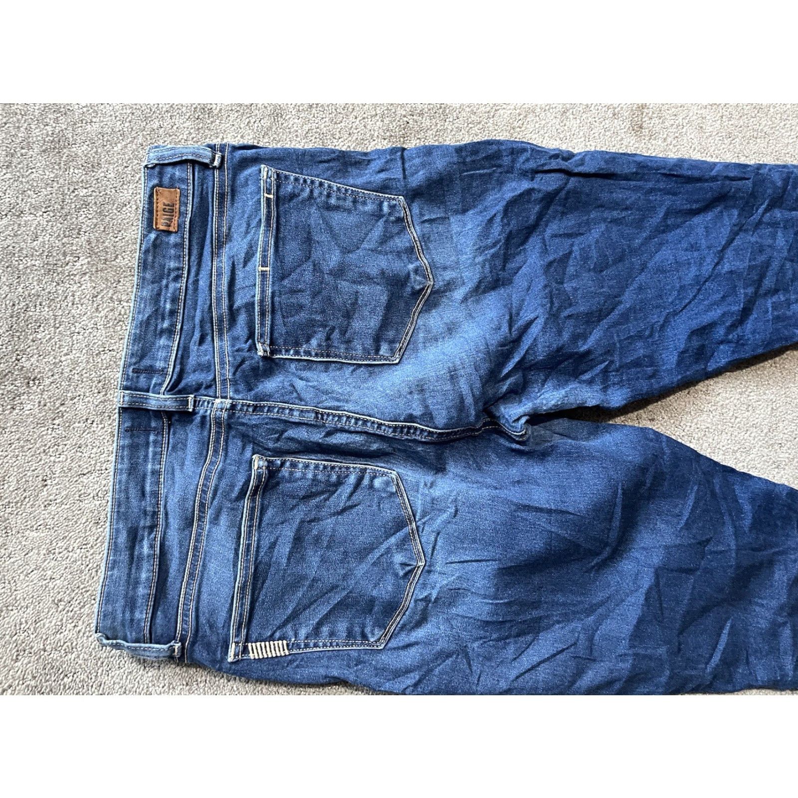 Paige Paige Jeans Women Ankle Sz 31 Distress Blue Dash Wash Size 24" / US 00 / IT 34 - 4 Thumbnail