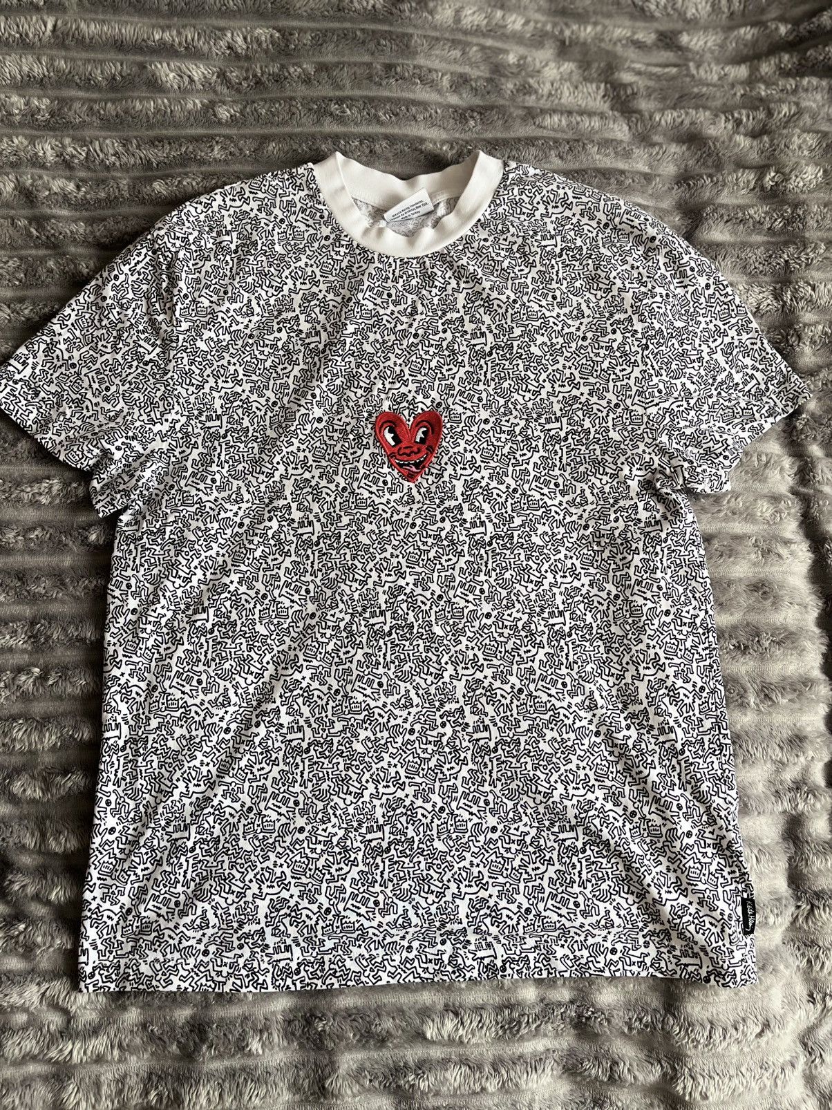 Keith Haring Rare Keith Haring Art Print T-Shirt Size US S / EU 44-46 / 1 - 1 Thumbnail