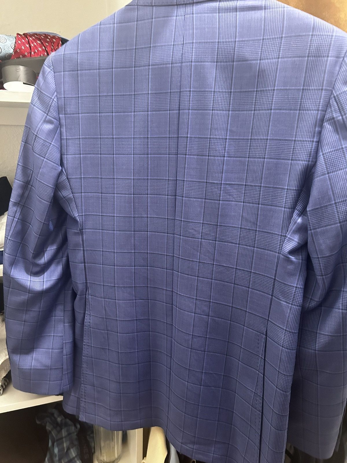 Suitsupply 1299$ Suit jacket (415$), blue suit Neo-Italy style Size 44S - 8 Thumbnail