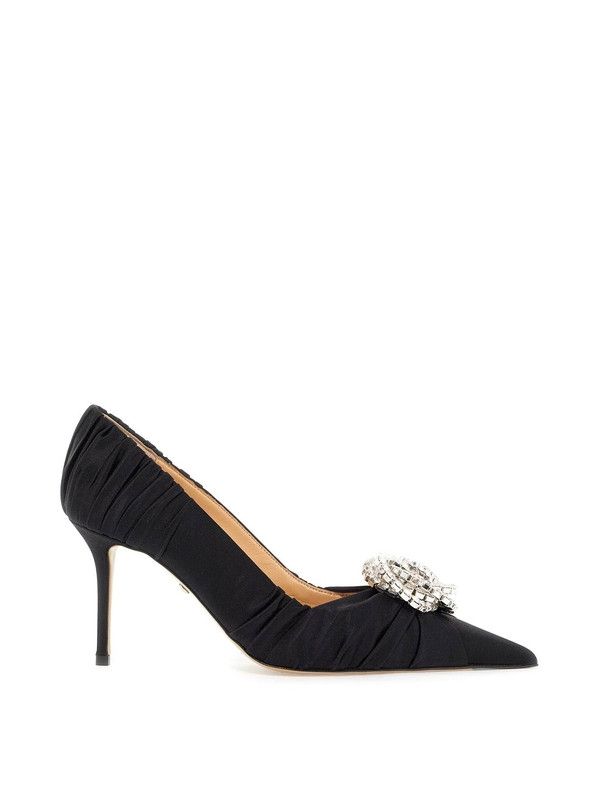 MACH & MACH o1s22i1n0125 Galaxy Satin Pumps in Black Size US 6 / IT 36 - 1 Thumbnail