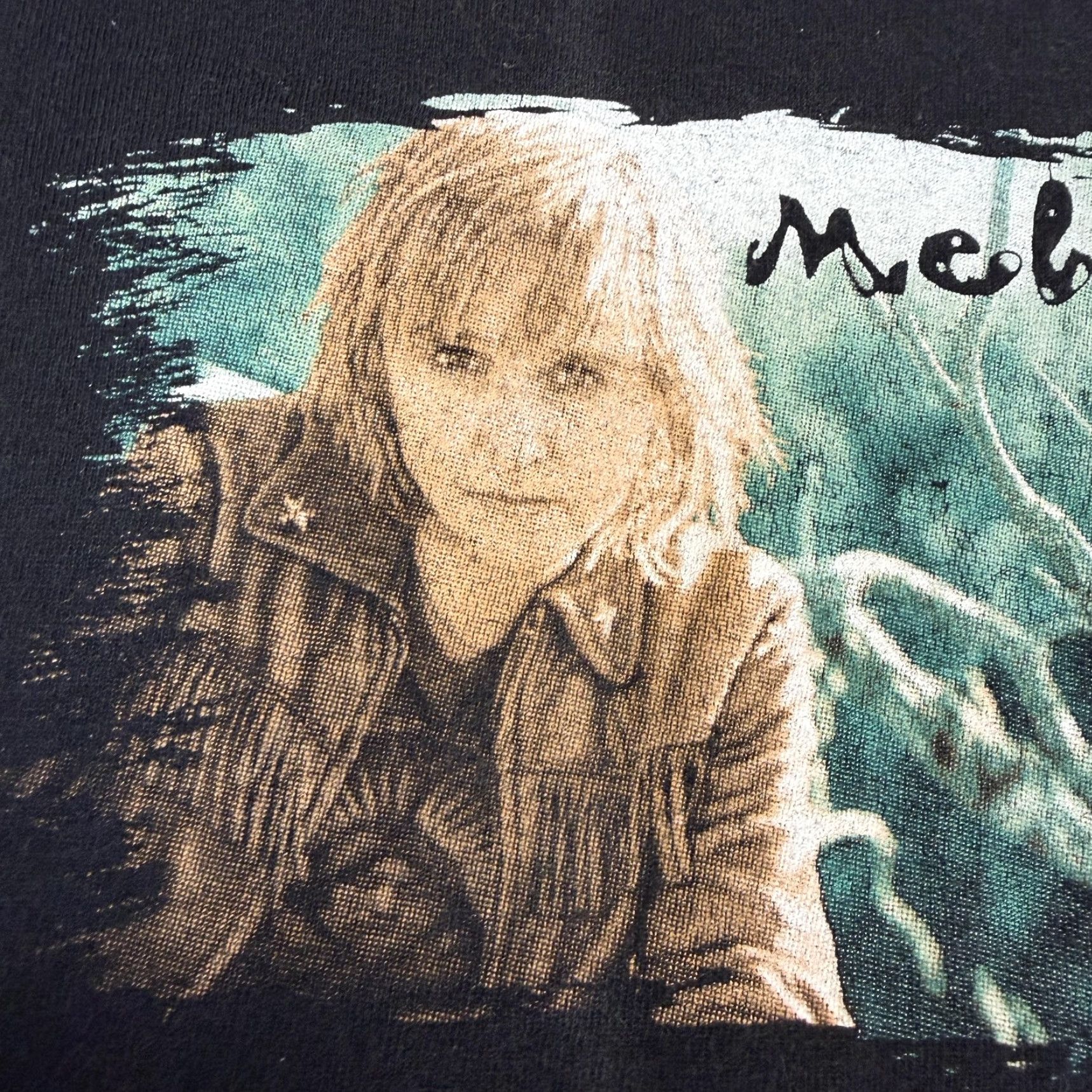 Melissa VINTAGE Melissa Etheridge Breakdown Tee Mens Large Black Tour 90s Winterland Shirt Size US L / EU 52-54 / 3 - 7 Thumbnail