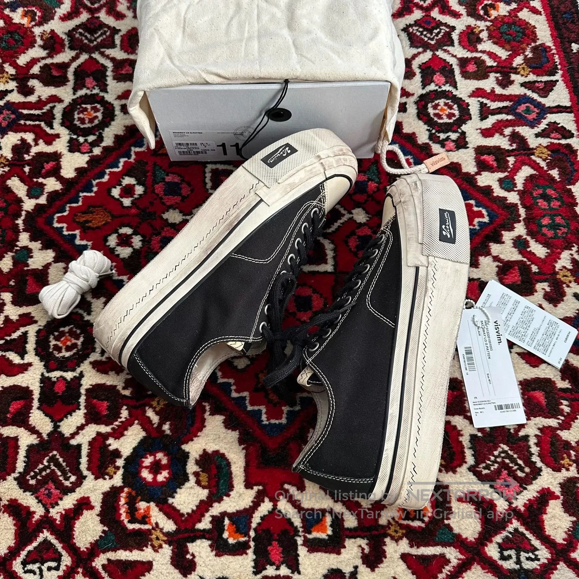 Visvim visvim 22aw skagway canvas shoes size 11. Size US 11 / EU 44 - 5 Thumbnail