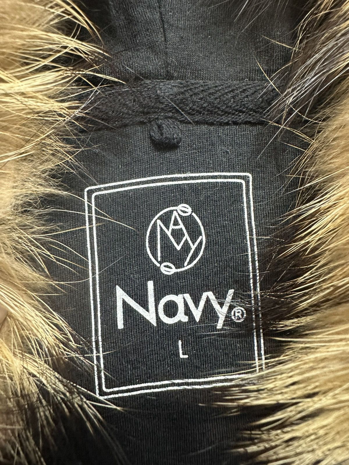NAVY BLUE CAMO FUR ZIPHOODIE IFSIXWASNINE LGB STYLE