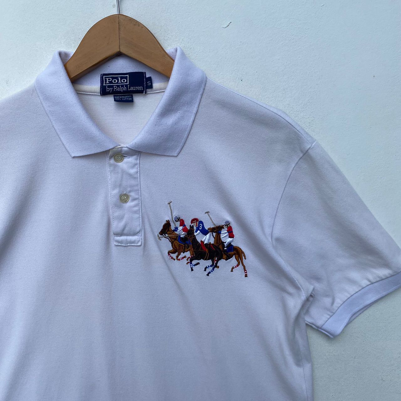 Polo Ralph Lauren × Vintage VINTAGE POLO RALPH LAUREN COLLARED SHIRT WHITE SMALL Size US S / EU 44-46 / 1 - 3 Thumbnail