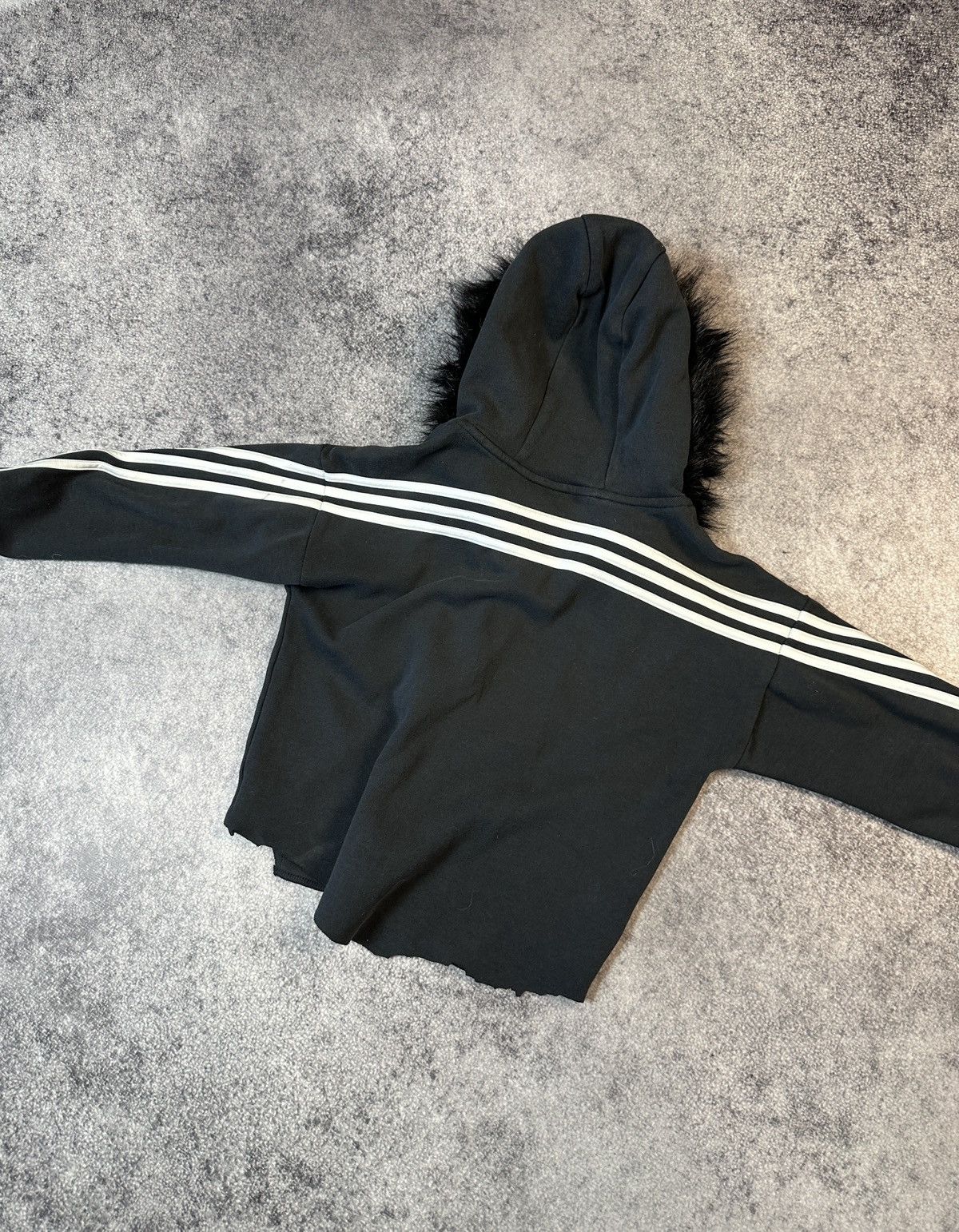 Adidas Y2K Vintage Adidas Zip Up Hoodie Opium Style Avant Garde Alt Size XS / US 0-2 / IT 36-38 - 4 Thumbnail